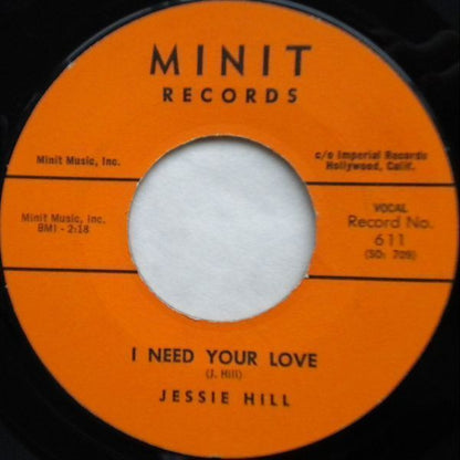 Jessie Hill : Whip It On Me / I Need Your Love (7", Single, Styrene)