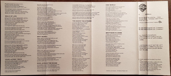 Dire Straits : Brothers In Arms (Cass, Album, Club)