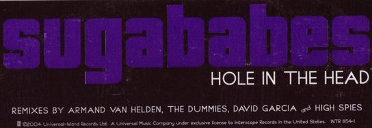 Sugababes : Hole In The Head (12", Promo)
