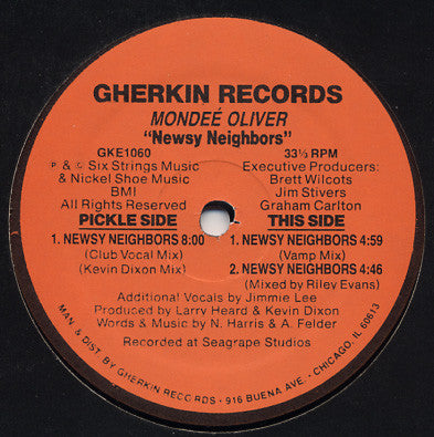Mondeé Oliver : Newsy Neighbors (12")