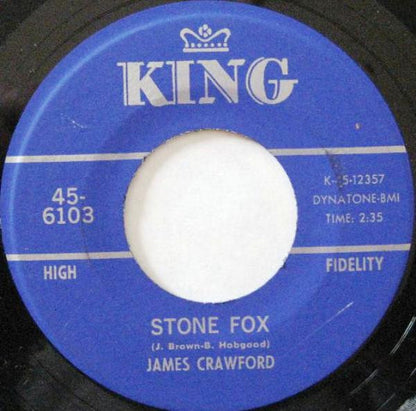 James Crawford : Stone Fox / Hold It (7", Single, Bes)