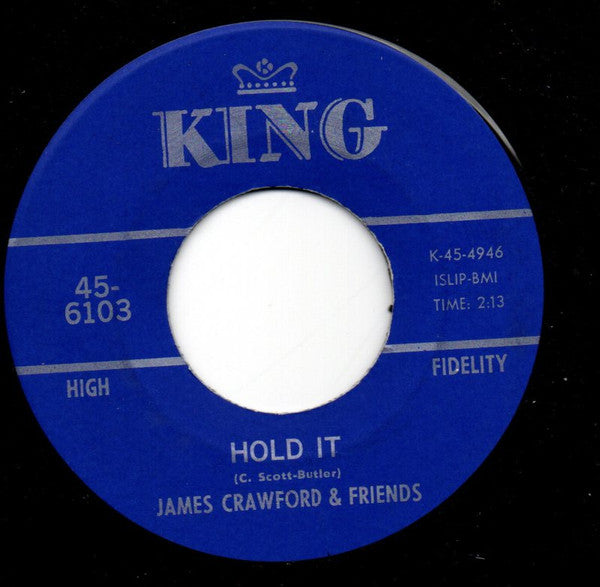 James Crawford : Stone Fox / Hold It (7", Single, Bes)