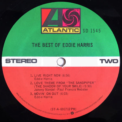 Eddie Harris : The Best Of Eddie Harris (LP, Comp, RP, Pre)