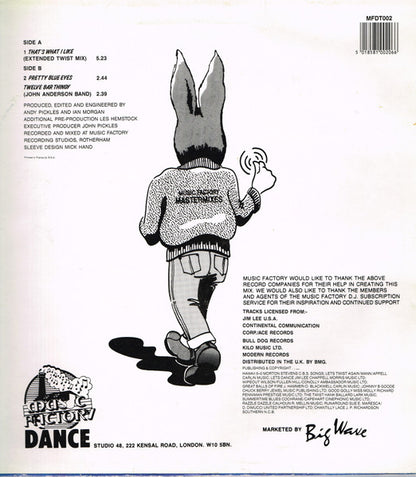 Jive Bunny And The Mastermixers : That's What I Like (12", Single, Mixed)
