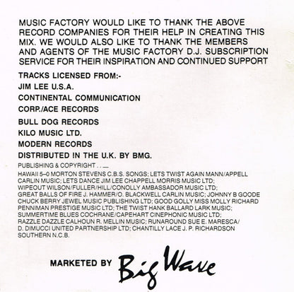 Jive Bunny And The Mastermixers : That's What I Like (12", Single, Mixed)