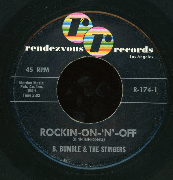 B. Bumble & The Stingers : Rockin-On-'N'-Off / Mashed #5 (7", Single)