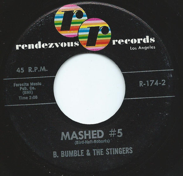 B. Bumble & The Stingers : Rockin-On-'N'-Off / Mashed #5 (7", Single)