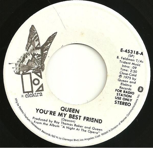 Queen : You're My Best Friend (7", Single, Promo, SP)