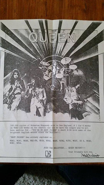 Queen : You're My Best Friend (7", Single, Promo, SP)