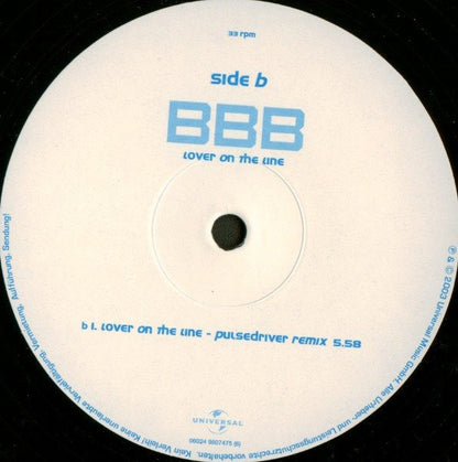 Bad Boys Blue : Lover On The Line (12")