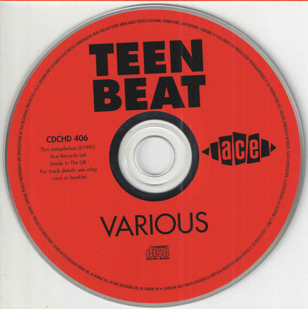Various : Teen Beat (30 Great Rockin' Instrumentals) (CD, Comp, RM)