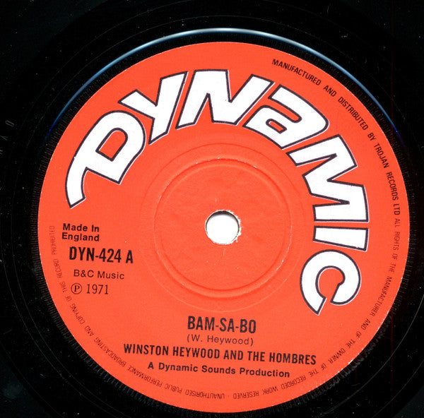 Winston Heywood And The Hombres : Bam-Sa-Bo (7")