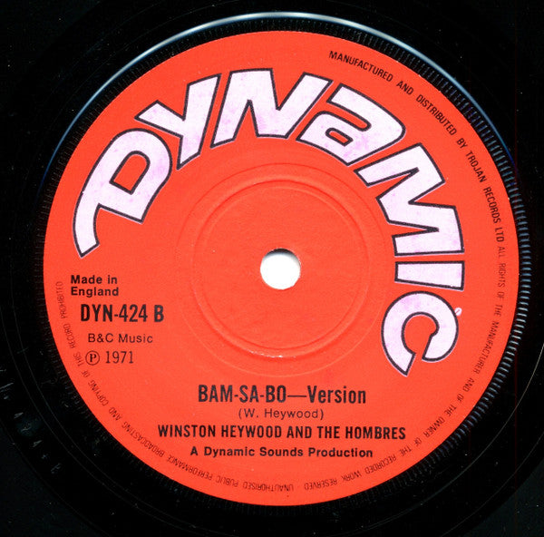 Winston Heywood And The Hombres : Bam-Sa-Bo (7")