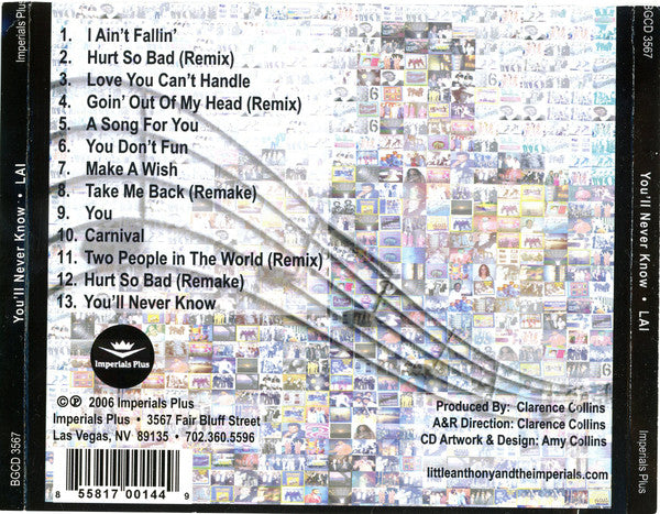 LAI* : You'll Never Know (CDr, Album)