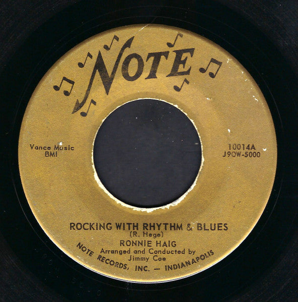 Ronnie Haig : Rocking With Rhythm & Blues (7")