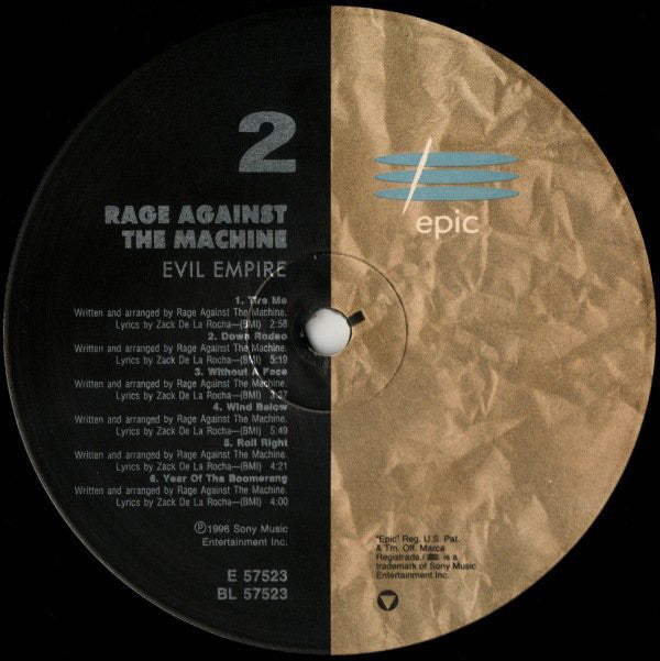 Rage Against The Machine : Evil Empire (LP, Album)