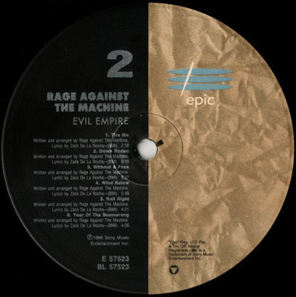 Rage Against The Machine : Evil Empire (LP, Album)