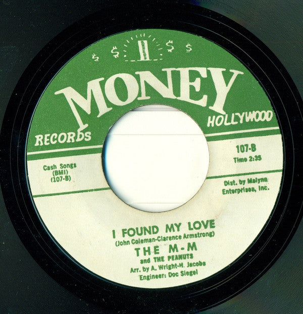 The M-M's And The Peanuts : The Phillie / I Found My Love (7", Styrene)