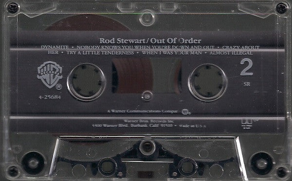 Rod Stewart : Out Of Order (Cass, Album, M/Print, SR,)