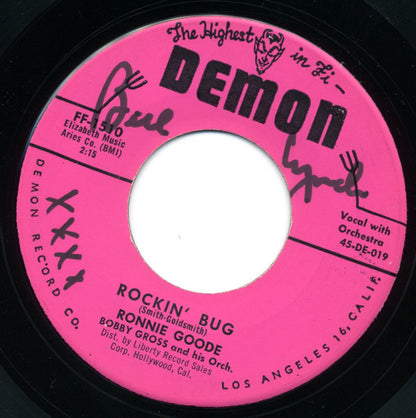 Ronny Goode : Rockin' Bug / Crazy Bait (7", Single)