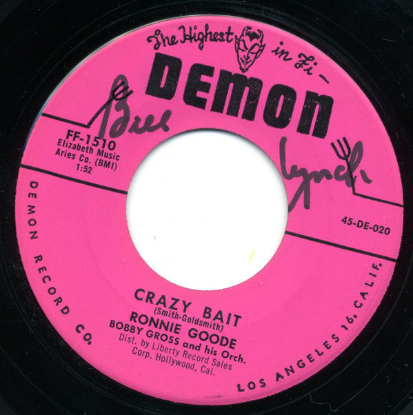 Ronny Goode : Rockin' Bug / Crazy Bait (7", Single)