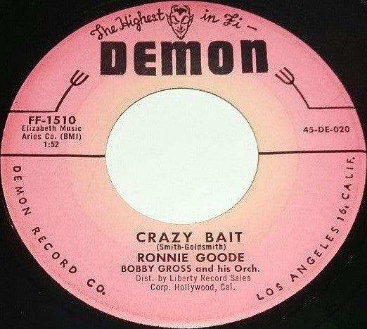 Ronny Goode : Rockin' Bug / Crazy Bait (7", Single)