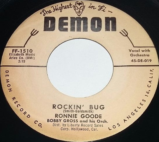 Ronny Goode : Rockin' Bug / Crazy Bait (7", Single)