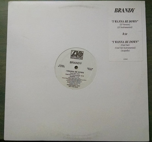 Brandy (2) : I Wanna Be Down (12", Promo)