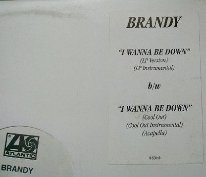 Brandy (2) : I Wanna Be Down (12", Promo)