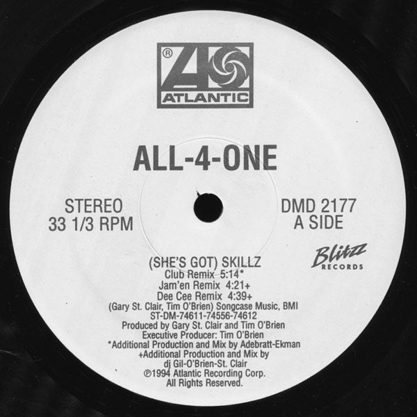 All-4-One : (She's Got) Skillz (12")