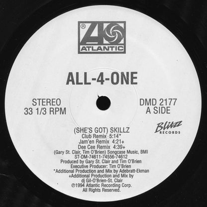 All-4-One : (She's Got) Skillz (12")
