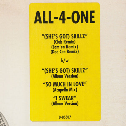 All-4-One : (She's Got) Skillz (12")
