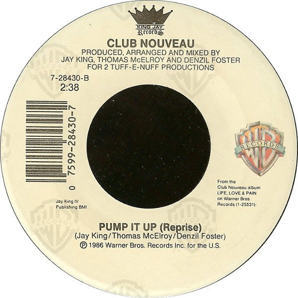 Club Nouveau : Lean On Me (7", SRC)