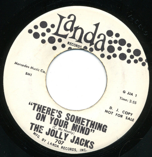 The Jolly Jax : There's Something On Your Mind / Rock The House (7", Single, Promo)