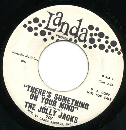 The Jolly Jax : There's Something On Your Mind / Rock The House (7", Single, Promo)