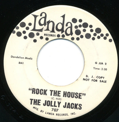 The Jolly Jax : There's Something On Your Mind / Rock The House (7", Single, Promo)