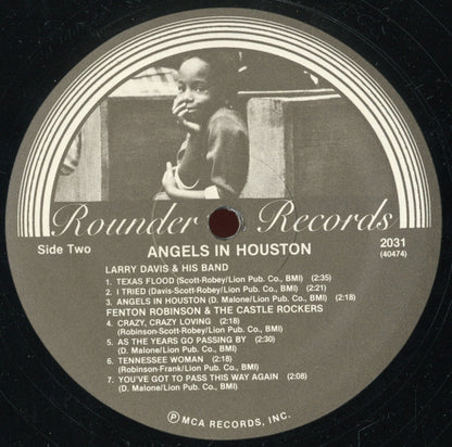 Bobby Bland, Larry Davis (4), Fenton Robinson, James "Thunderbird" Davis : Angels In Houston (The Legendary Duke Blues Recordings) (LP, Album, Comp)