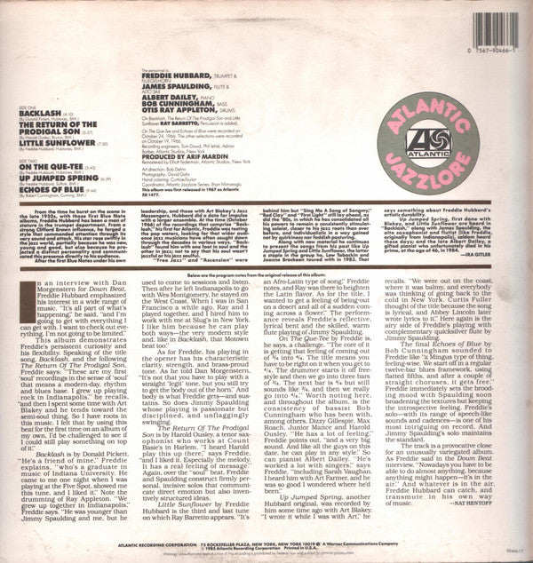 Freddie Hubbard : Backlash (LP, Album, RE, SP )