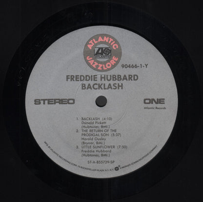 Freddie Hubbard : Backlash (LP, Album, RE, SP )