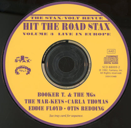 Various : The Stax/Volt Revue Hit The Road Stax Volume 3 Live In Europe (CD, Album)