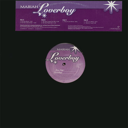 Mariah Carey : Loverboy (2x12", Promo)