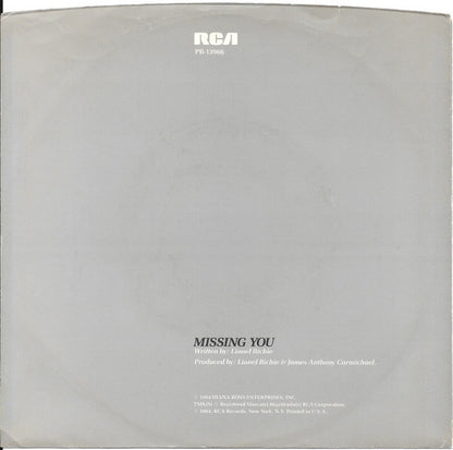 Diana Ross : Missing You (7", Single, Promo)
