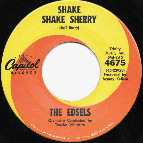 The Edsels : Shake Shake Sherry (7", Single)