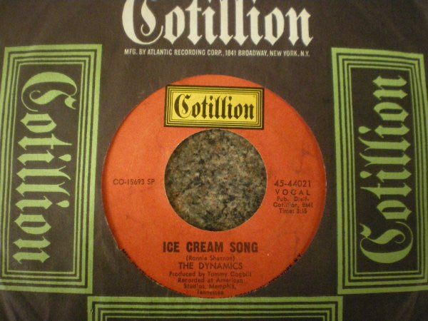 The Dynamics : Ice Cream Song / The Love That I Need (7", Single, SP )