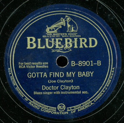 Doctor Clayton : Doctor Clayton Blues / Gotta Find My Baby (Shellac, 10")