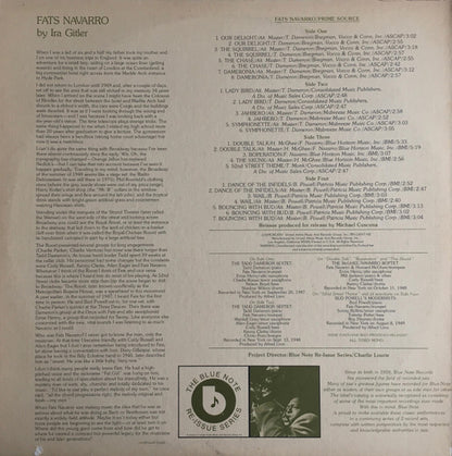Fats Navarro : Prime Source (2xLP, Comp, Mono)