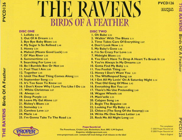The Ravens (2) : Birds Of A Feather (2xCD, Comp, RM)