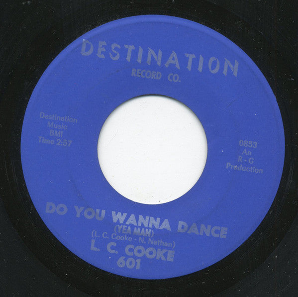 L.C. Cook : I'll Wait For You / Do You Wanna Dance (Yea Man) (7")