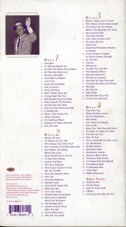 Frank Sinatra : The Complete Capitol Singles Collection (4xCD, Comp, RM)