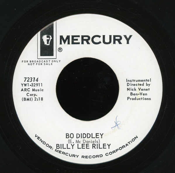 Billy Lee Riley : Bo Diddley / Memphis (7", Promo)
